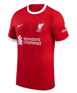 Alternative view of Liverpool Nike 2023/24 Home Replica Jersey - Red