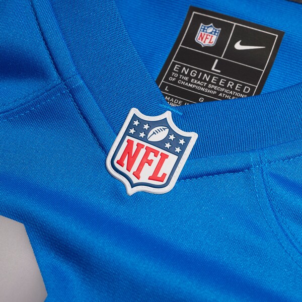 Penei Sewell Detroit Lions Nike Alternate Game Jersey - Blue - Image 5