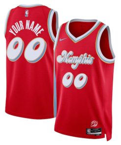 Memphis Grizzlies Nike Unisex 2024/25 Custom Swingman Jersey - City Edition - Red