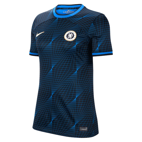 Nicolas Jackson Chelsea Nike Women's 2023/24 Away Stadium Replica Player Jersey - Navy/Blue - Image 3