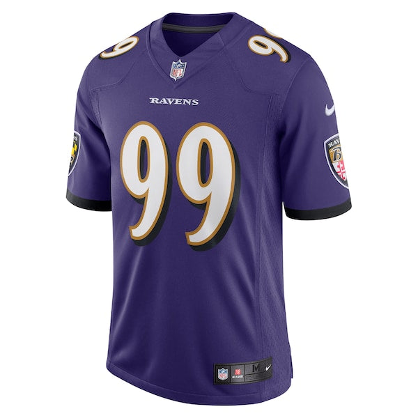 Odafe Oweh Baltimore Ravens Nike Vapor Limited Jersey - Purple/Black - Image 3