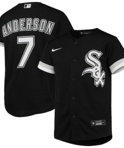 Tim Anderson Chicago White Sox Nike Youth Alternate Replica Player Jersey - Black