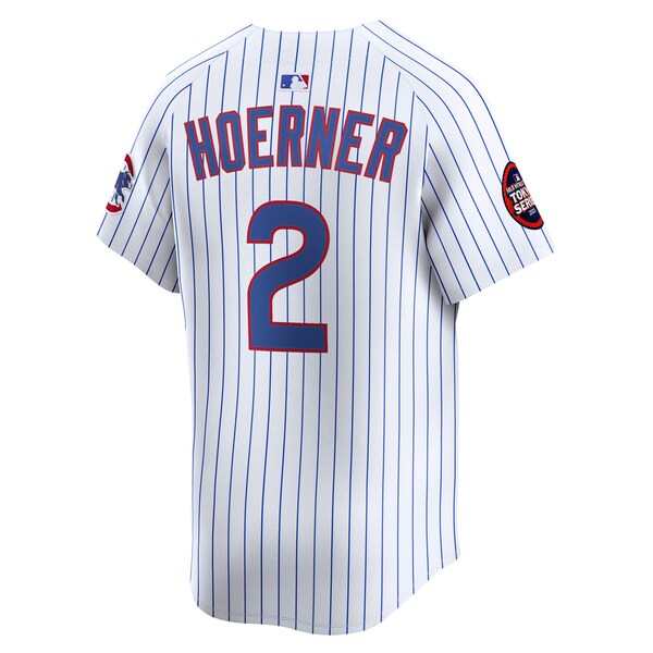 Nico Hoerner Chicago Cubs Nike 2025 MLB World Tour: Tokyo Series Home Limited Player Jersey - White - Image 3