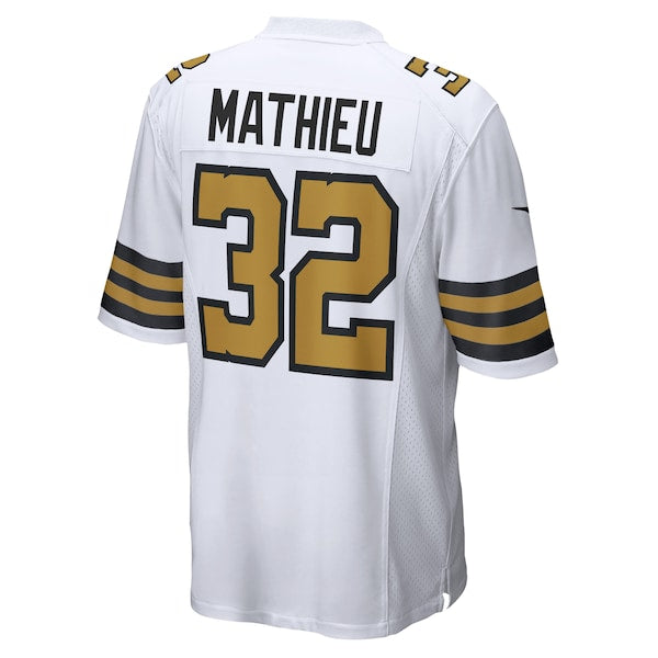 Tyrann Mathieu New Orleans Saints Nike Player Game Jersey - White - Image 3