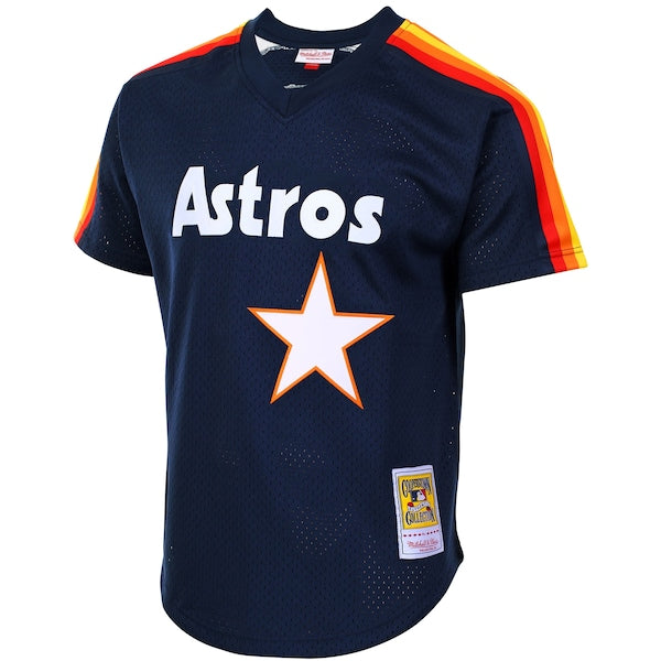 Jeff Bagwell Houston Astros Cooperstown Mesh Batting Practice Jersey - Navy - Image 2