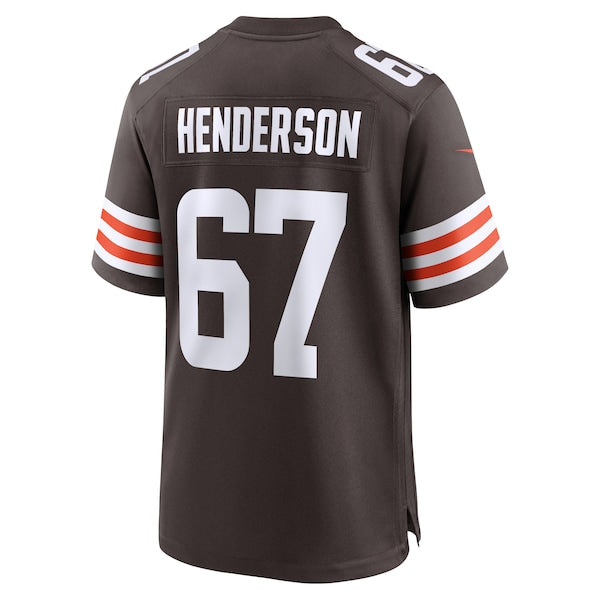 LaDarius Henderson Cleveland Browns Nike Team Game Jersey - Brown - Image 3