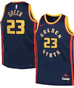 Draymond Green Golden State Warriors Nike Youth 2024/25 Swingman Player Jersey - City Edition - Navy