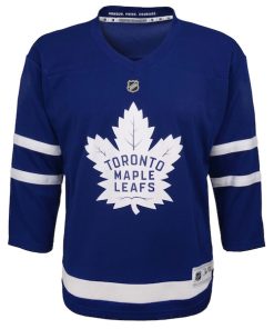 Alternative view of Toronto Maple Leafs Youth Home Replica Jersey - Blue
