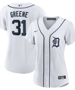Riley Greene Detroit Tigers Nike Women's Home Replica Player Jersey - White