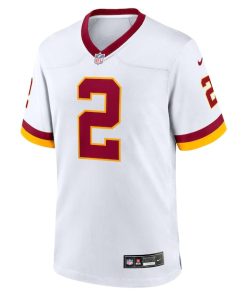 Alternative view of Marshon Lattimore Washington Commanders Nike Game Super Bowl Era Jersey - White