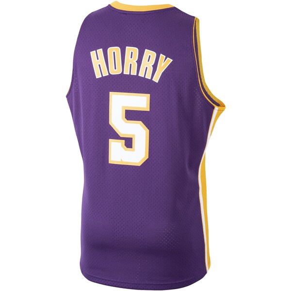 Robert Horry Los Angeles Lakers 1999/00 Hardwood Classics Swingman Jersey - Purple - Image 3