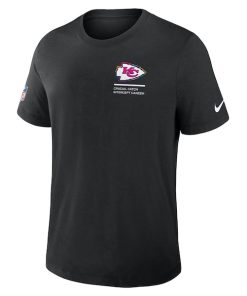Alternative view of Kansas City Chiefs Nike Tall 2025 NFL Crucial Catch Tri-Blend Dri-FIT T-Shirt - Black