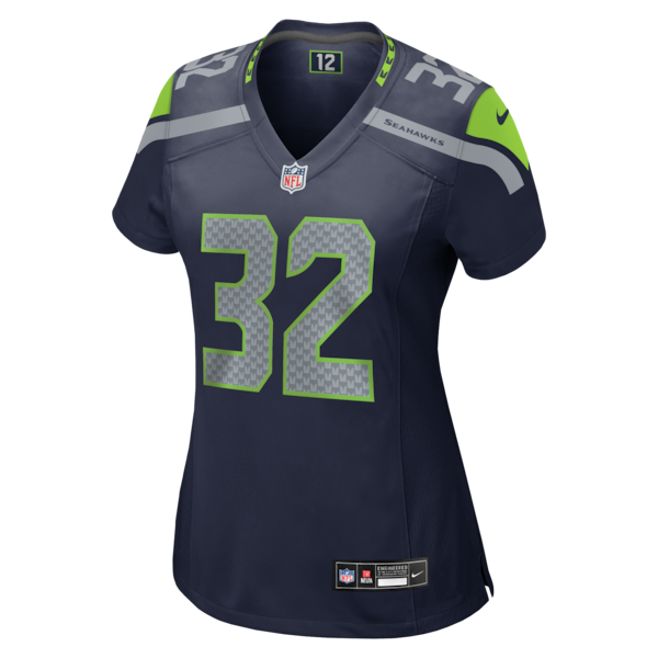 Mike Reid Seattle Seahawks Nike Women's Team Game Jersey - College Navy - Image 2