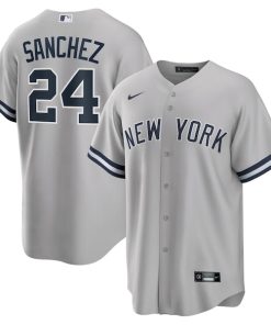 Gary Sanchez New York Yankees Nike Road Replica Player Name Jersey - Gray