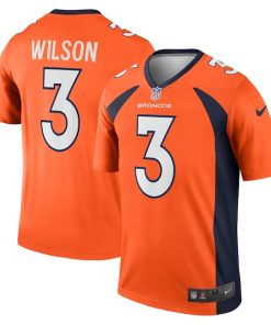Russell Wilson Denver Broncos Nike Legend Jersey - Orange