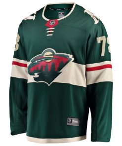 Alternative view of Nico Sturm Minnesota Wild  Home Breakaway Jersey - Green