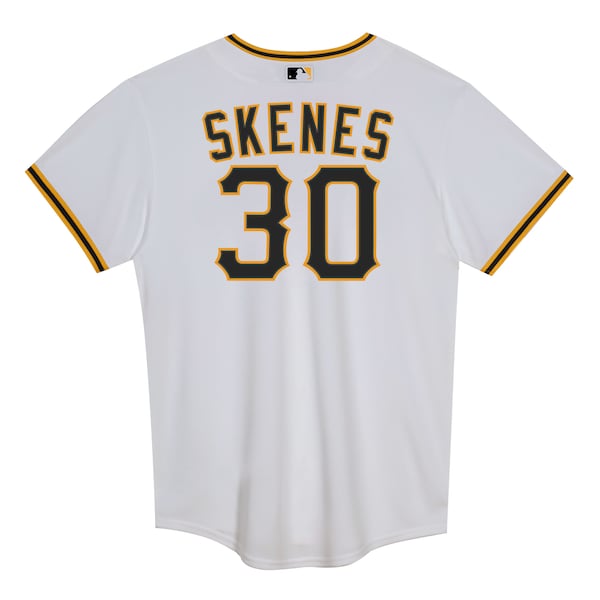 Paul Skenes Pittsburgh Pirates Nike Preschool Home Replica Player Jersey - White - Image 3