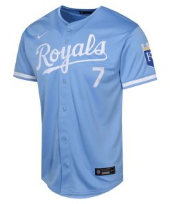 Alternative view of Bobby Witt Kansas City Royals Nike Youth Alternate Limited Player Jersey?¨C Light Blue