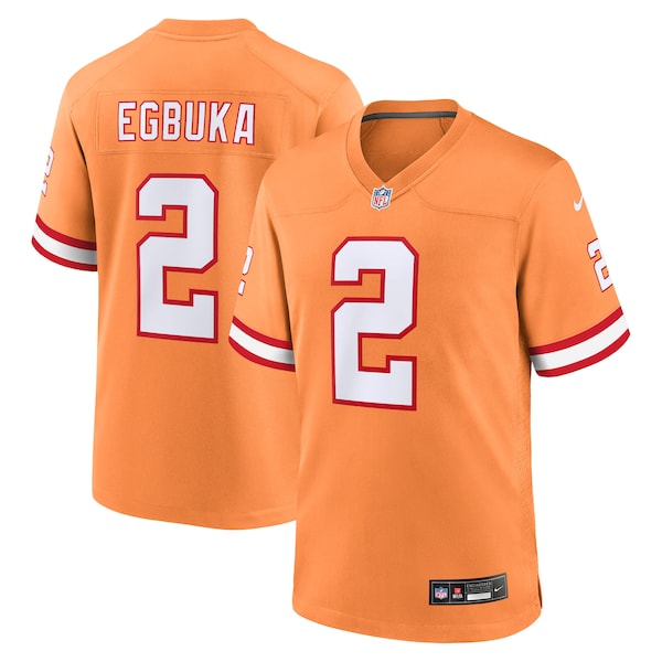 Youth Emeka Egbuka Tampa Bay Buccaneers Nike Alternate 2 Game Jersey - Creamsicle