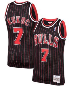 Toni Kukoc Chicago Bulls 1995/96 Hardwood Classics Swingman Jersey - Black