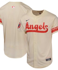 Los Angeles Angels Nike Youth City Connect Limited Jersey - Cream