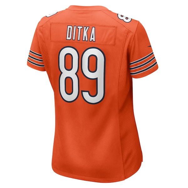 Mike Ditka Chicago Bears Nike Women's Retired Player Jersey - Orange/Navy - Image 4