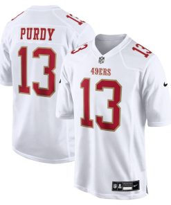 Brock Purdy San Francisco 49ers Nike Fashion Game Jersey - Tundra White