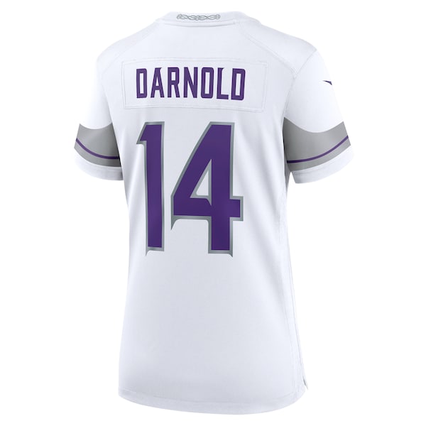 Sam Darnold Minnesota Vikings Nike Women's Alternate Game Player Jersey - White - Image 6