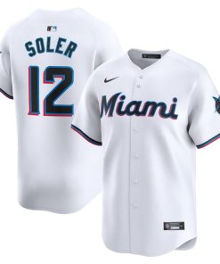Jorge Soler Miami Marlins Nike Home Limited Player Jersey - White