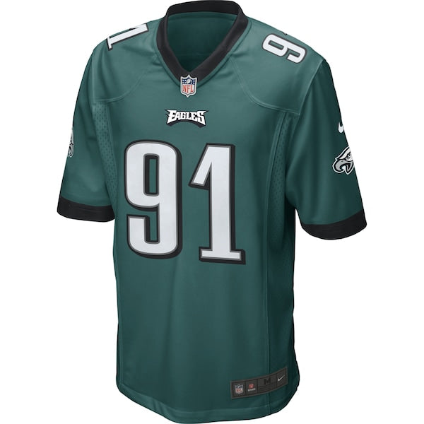 Fletcher Cox Philadelphia Eagles Nike Game Jersey - Midnight Green - Image 2