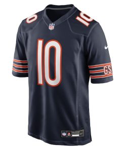 Alternative view of Luther Burden III Chicago Bears Nike Team Game Jersey -  Navy