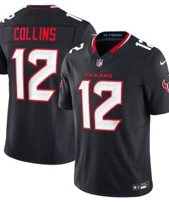 Nico Collins Houston Texans Nike Team Vapor F.U.S.E. Limited Jersey - Navy