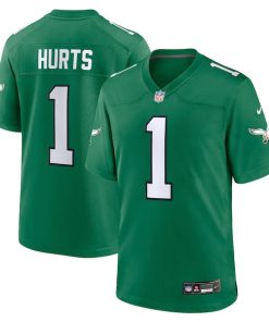 Jalen Hurts Philadelphia Eagles Nike Youth Game Jersey - Kelly Green