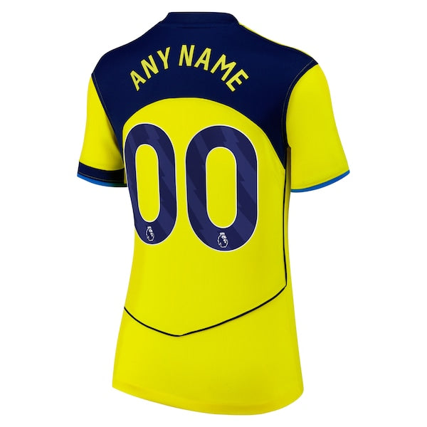 Tottenham Hotspur Nike Women's 2025/26 Third Replica Custom Jersey - Yellow/White - Image 4