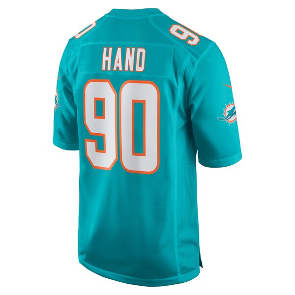 Da'Shawn Hand Miami Dolphins Nike Game Jersey - Aqua - Image 4