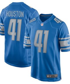 James Houston Detroit Lions Nike  Game Jersey -  Blue