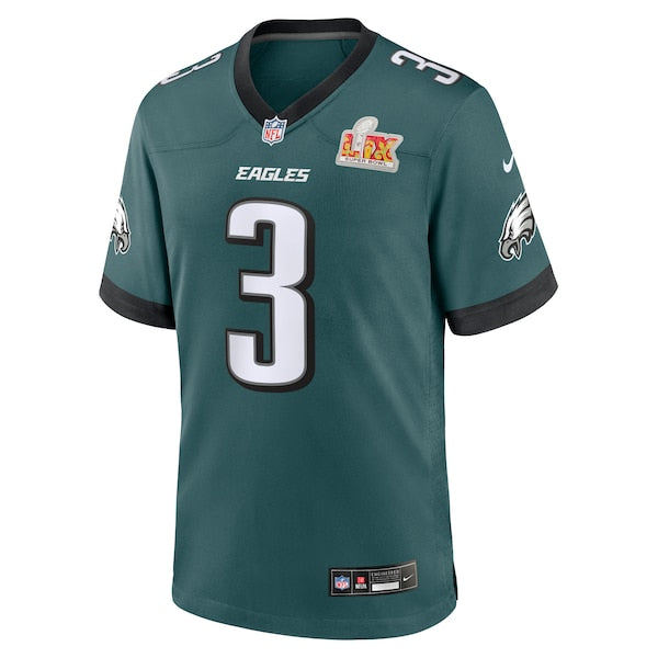 Nolan Smith Philadelphia Eagles Nike Super Bowl LIX Game Player Jersey - Midnight Green - Image 2