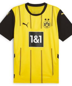 Alternative view of Borussia Dortmund Puma 2024/25 Home Replica Jersey - Yellow