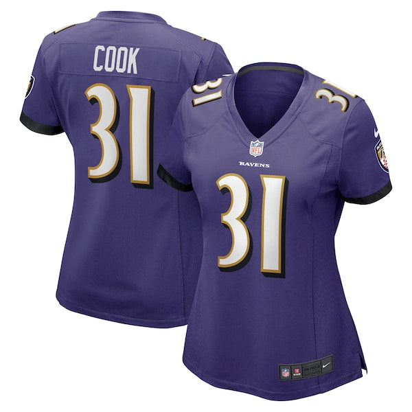 Dalvin Cook Baltimore Ravens Nike Women's Game Jersey - Purple