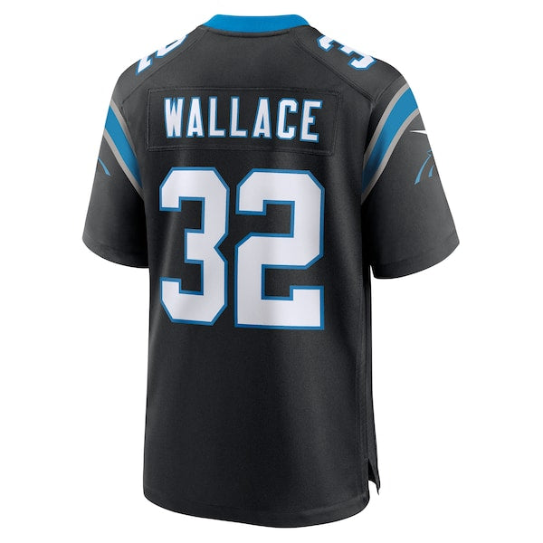 Trevin Wallace Carolina Panthers Nike Team Game Jersey - Black - Image 3