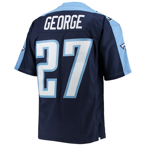 Eddie George Tennessee Titans Big & Tall 1999 Retired Player Replica Jersey - Navy - Image 3