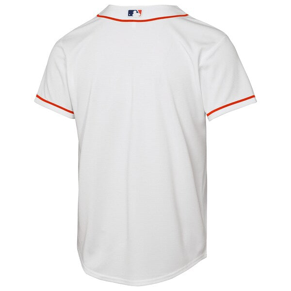 Houston Astros Nike Youth Home Replica Jersey - White - Image 3