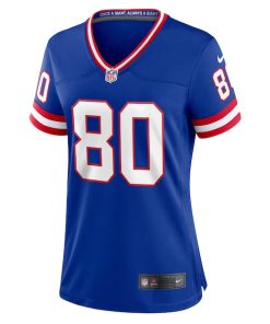 Alternative view of Jeremy Shockey New York Giants Nike Women's Classic Retired Player Game Jersey - Royal