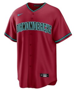 Alternative view of Corbin Carroll Arizona Diamondbacks Nike Alternate 2 Replica Jersey - Red