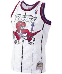 Alternative view of Tracy McGrady Toronto Raptors  1998/99 Hardwood Classics Swingman Jersey - White