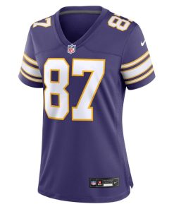 Alternative view of T.J. Hockenson Minnesota Vikings Nike Women's Player Jersey - Purple