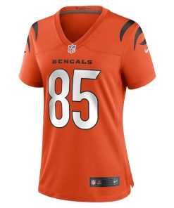 Alternative view of Chad Johnson Cincinnati Bengals Nike Women's Retired Game Jersey - Orange