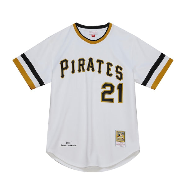 Roberto Clemente Pittsburgh Pirates Cooperstown Collection Authentic Jersey - White