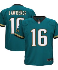 Trevor Lawrence Jacksonville Jaguars Nike Preschool Prowler Throwback Player Game Jersey - Teal