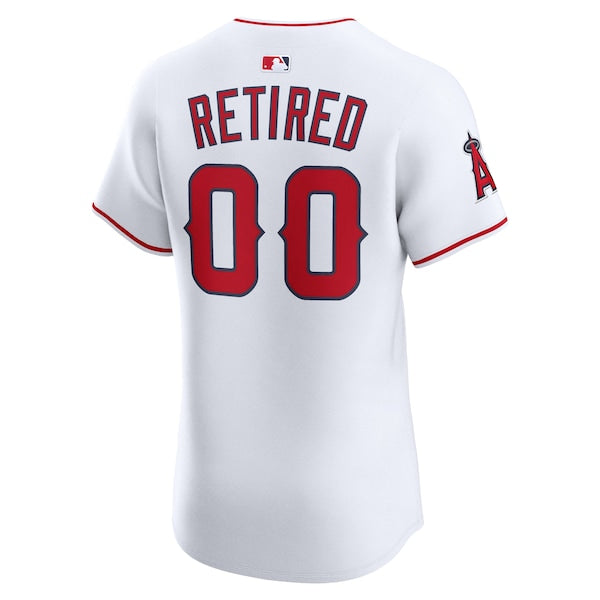 Los Angeles Angels Nike Home Elite Pick-A-Player Retired Roster Jersey - White - Image 3